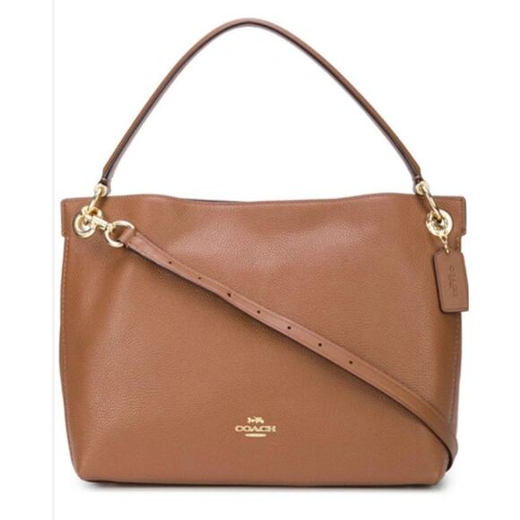 Coach Handbags - Coach Clarkson Hobo Bag Crossbody Brown